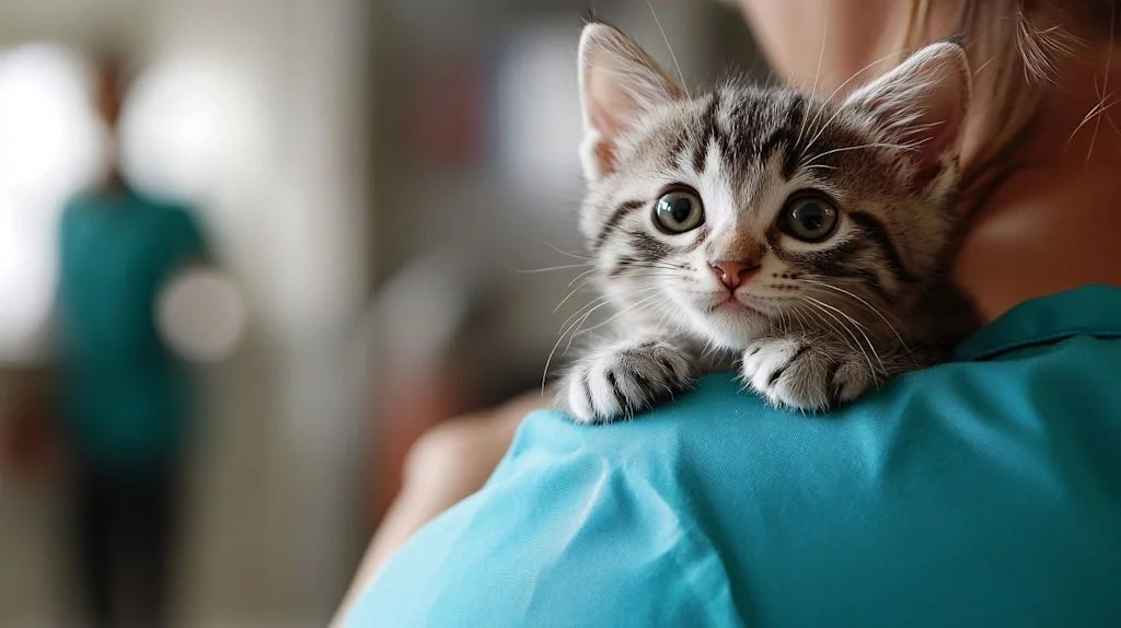chaton veterinaire