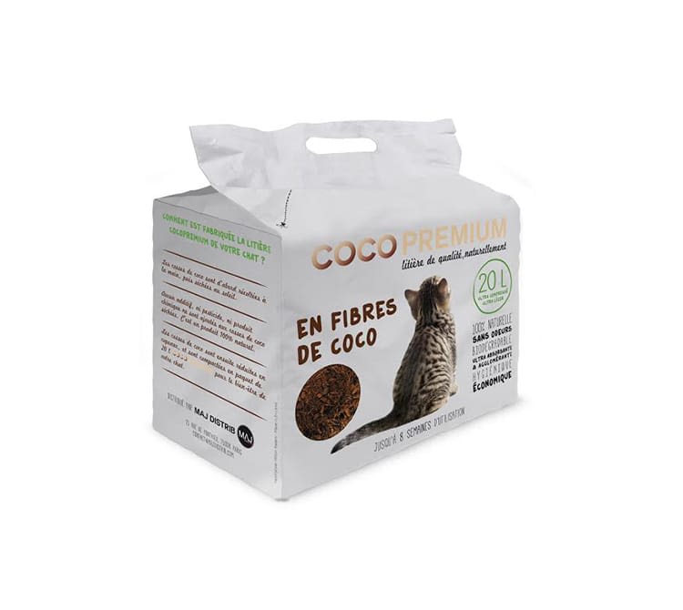Litière pour chat : un nouveau produit 100% végétal