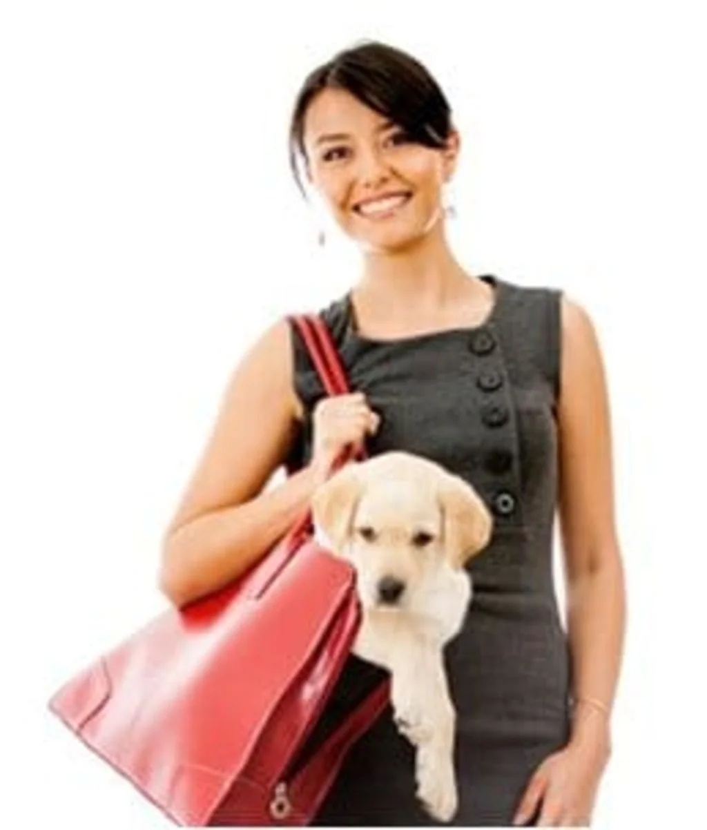 femme active avec son chien