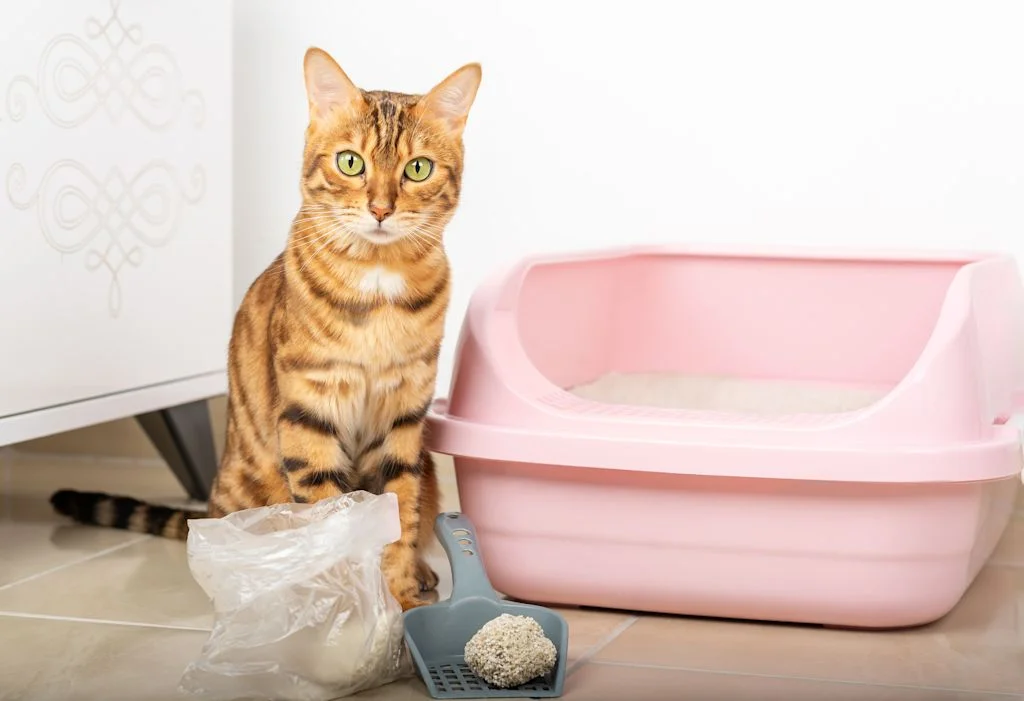 chat interieur litiere