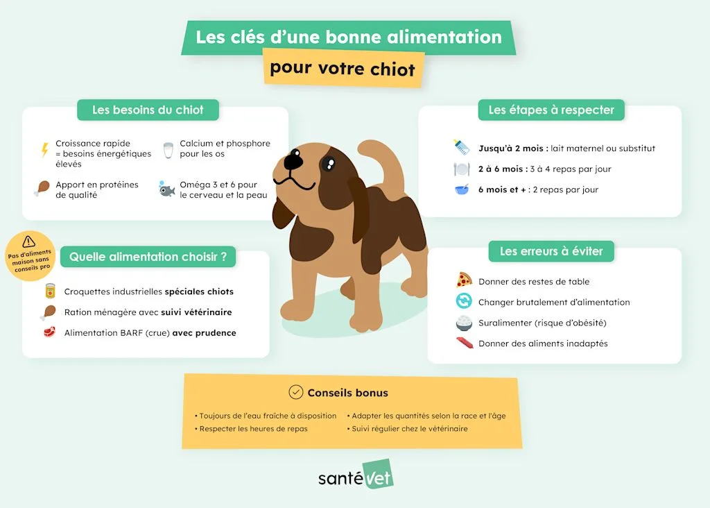 alimentation chiot SV 