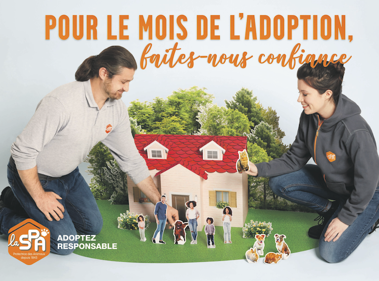 Mai 2021: coup d’envoi du « Mois de l’adoption » de la SPA