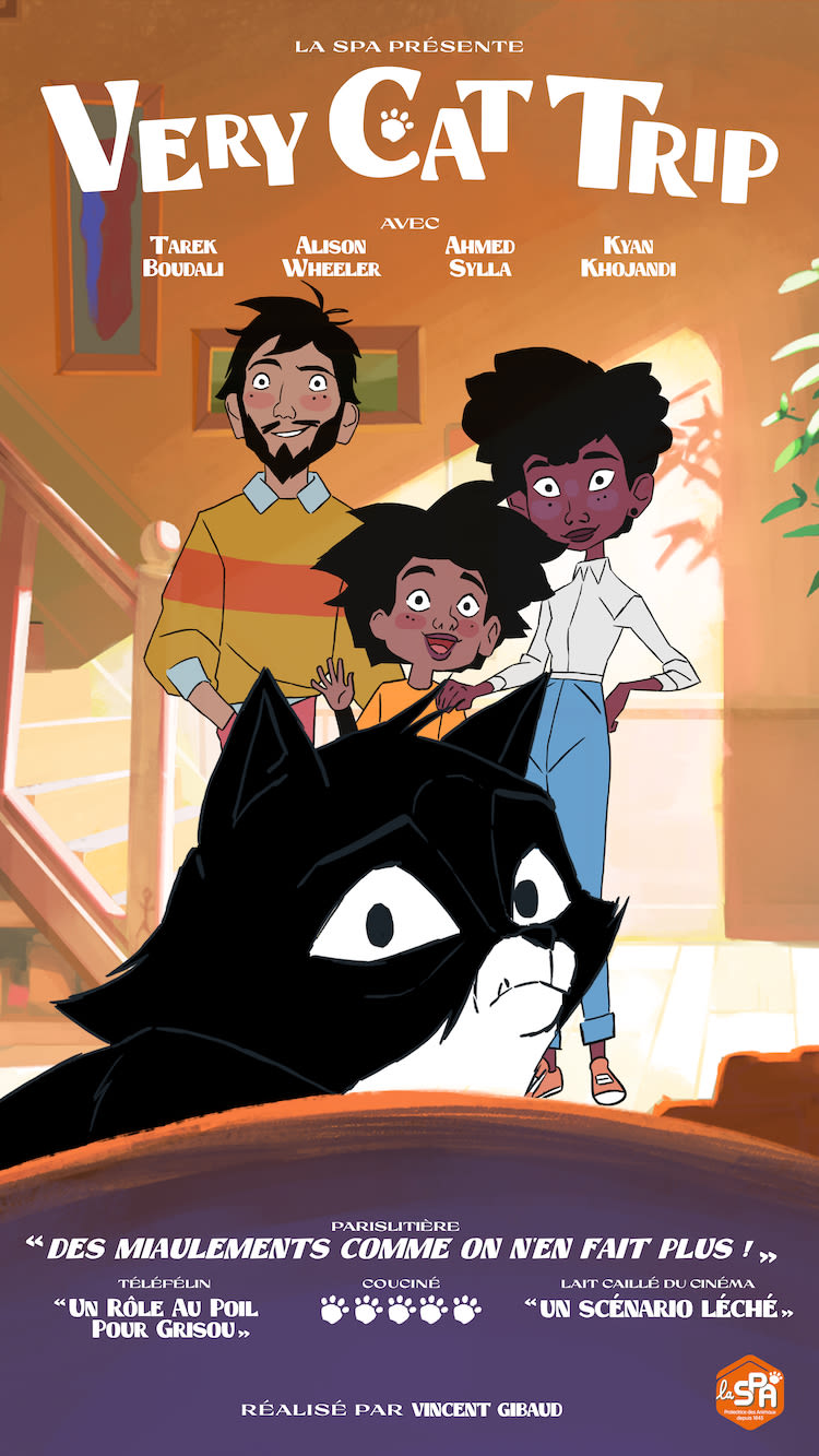 Un film d’animation de la SPA contre l’abandon des chats