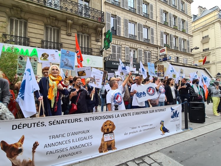 Leboncoin : une manifestation contre la rubrique « animaux »