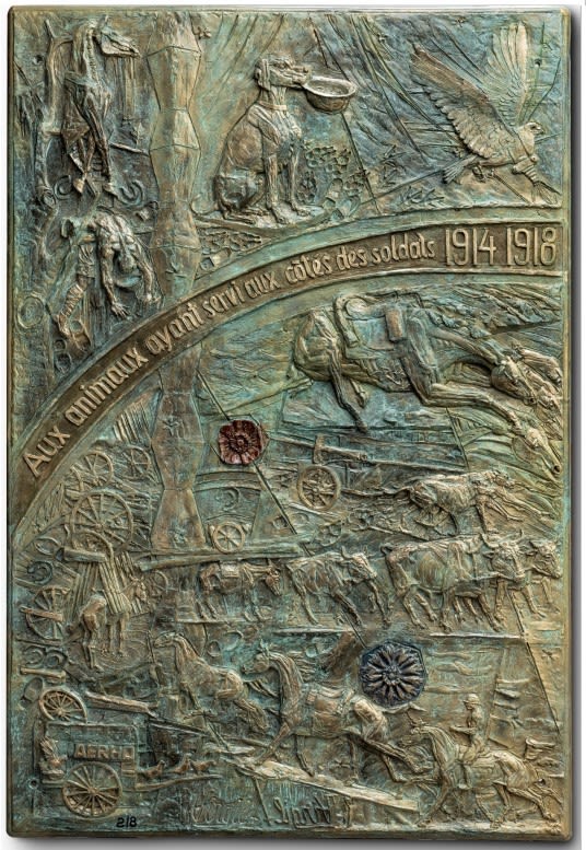Hommages aux animaux tués pendant la Grande Guerre