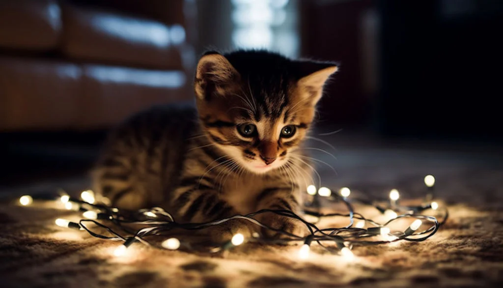 accessoires danger noel chat