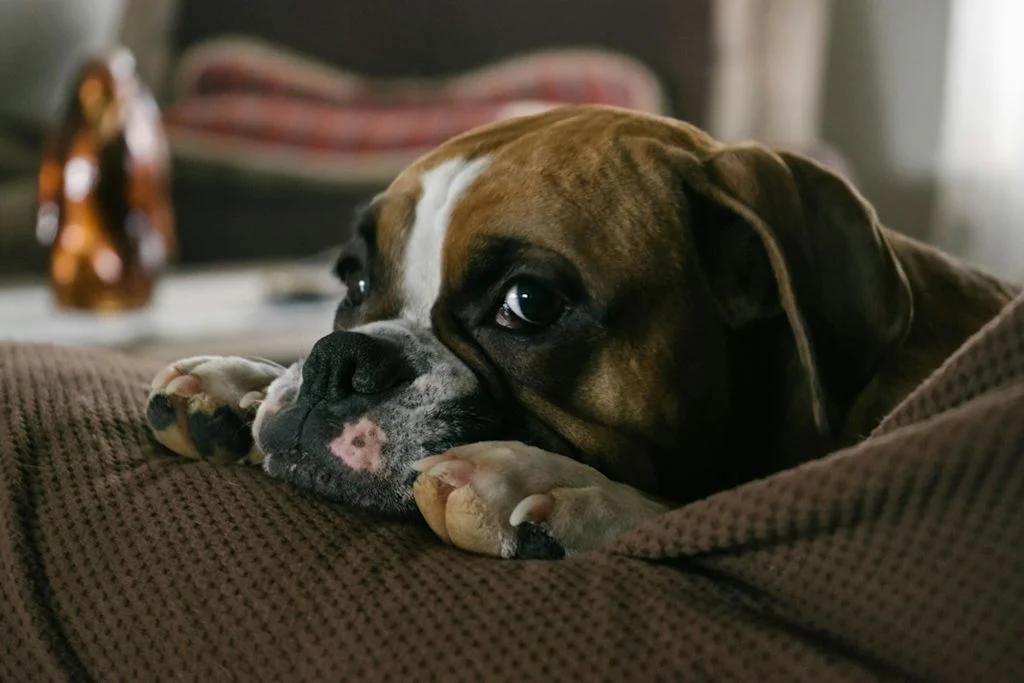 Boxer au repos