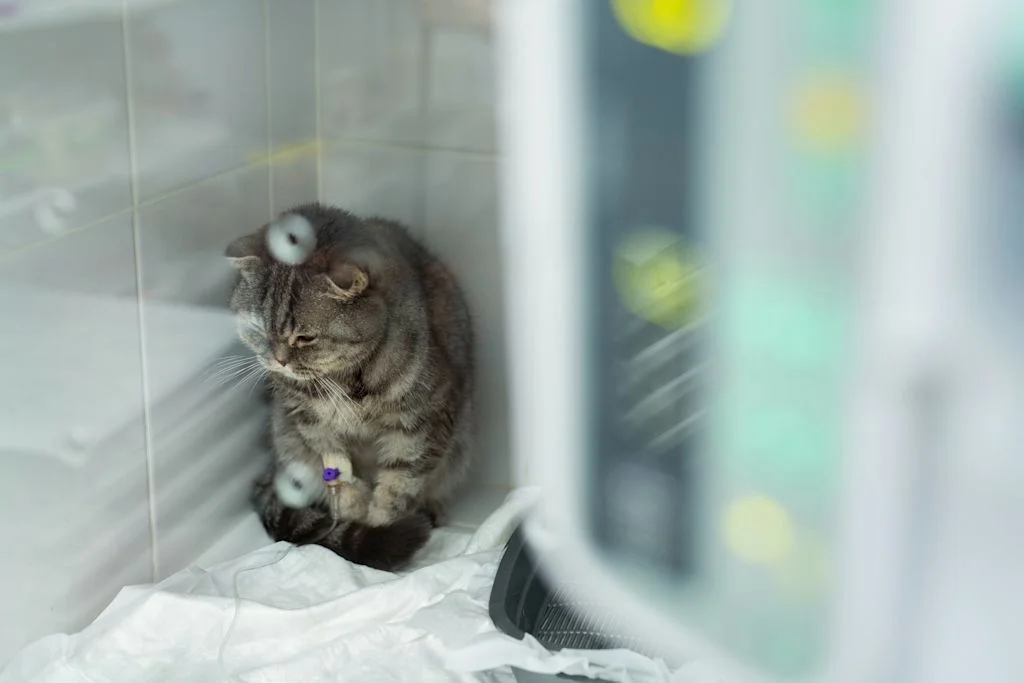 chat cage hospitalisation
